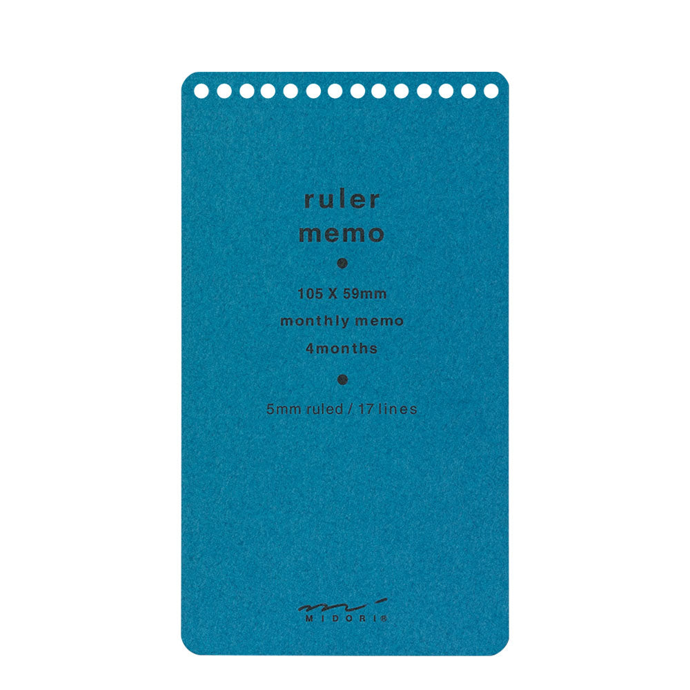 Memo Pad with Scale <S> Blue