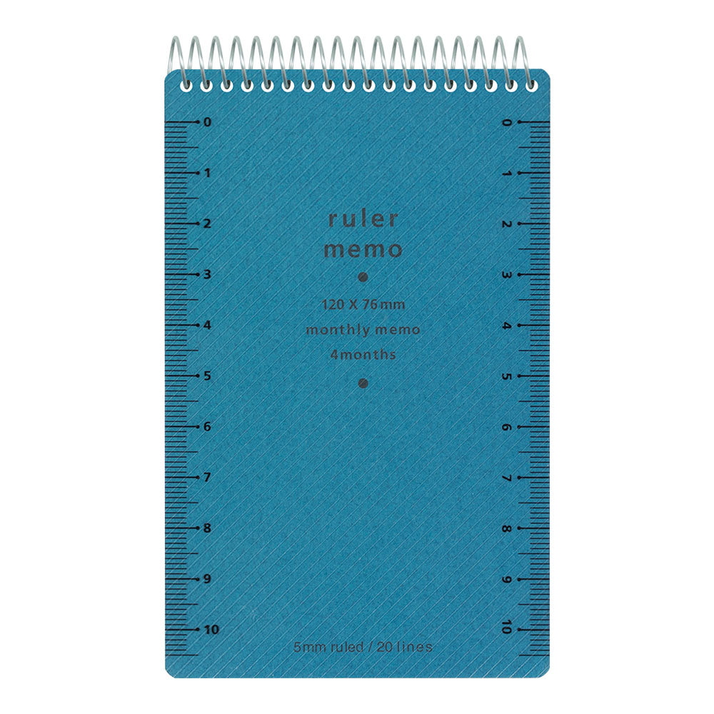 Memo Pad with Scale <M> Blue