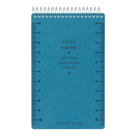 Memo Pad with Scale <M> Blue