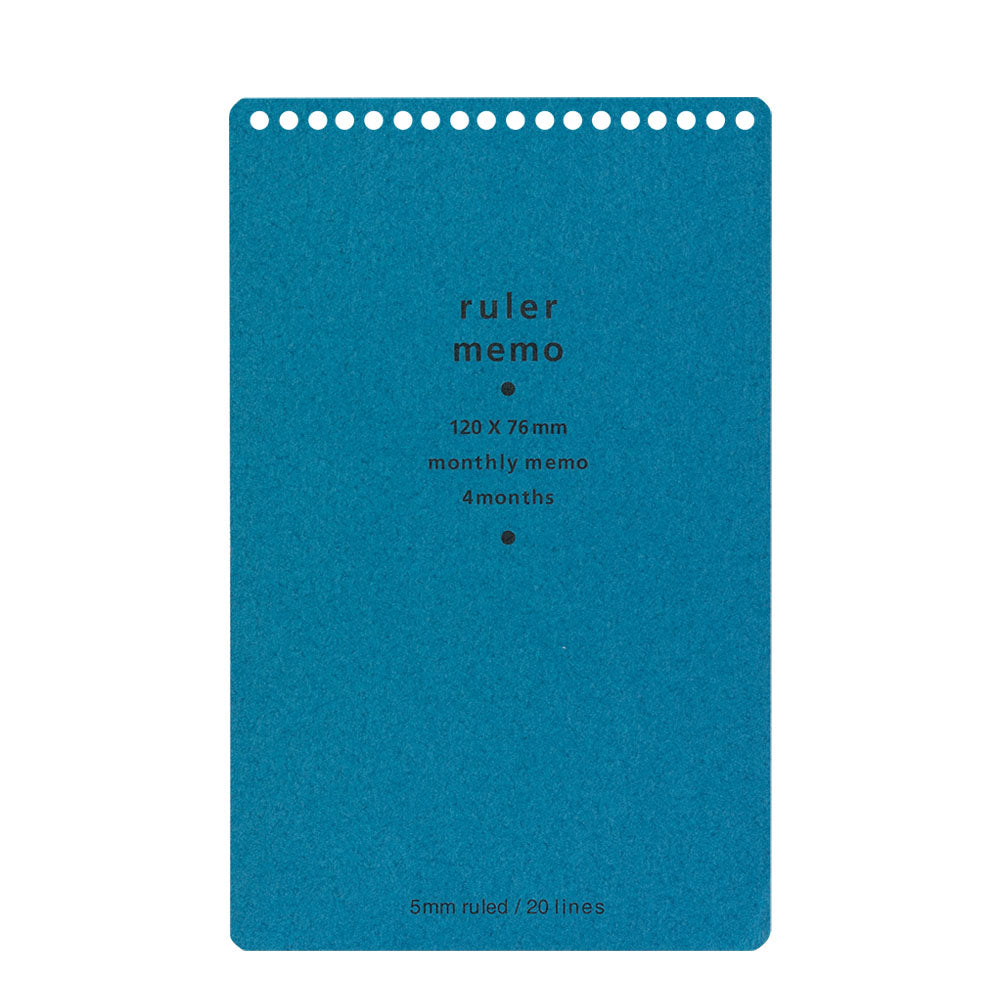 Memo Pad with Scale <M> Blue