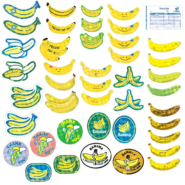 Haco Boxed Flake Stickers- Banana