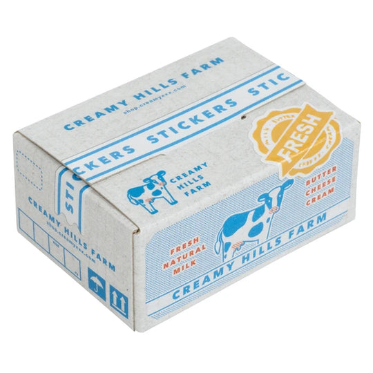 Haco Boxed Flake Stickers- Milk