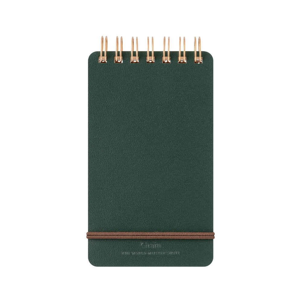 Midori WM Ring Memo Grain- Green