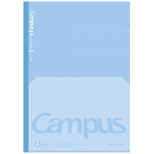 KOKUYO Campus Flat Notebook Ruled with Dots Semi B5- Blue