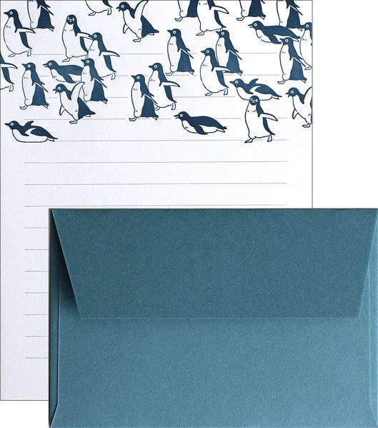 Matoka Ah La La Letter Set Penguins