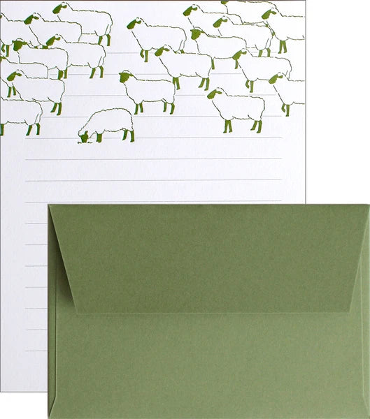 Matoka Ah La La Letter Set Sheep