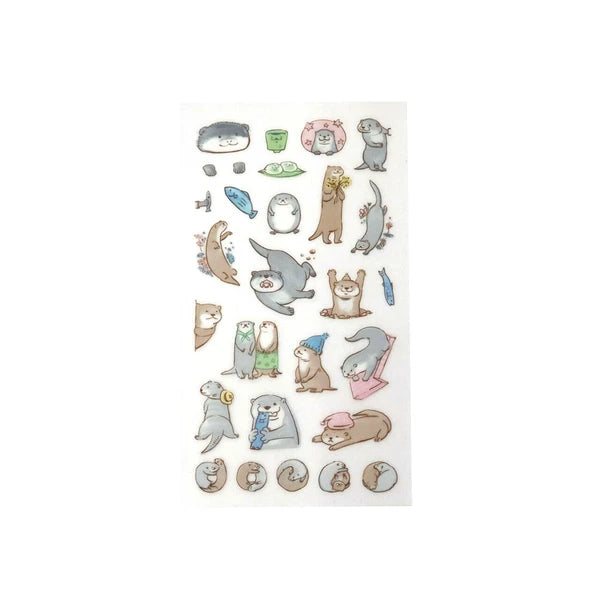Irodo Paper Transfer Stickers - Otter Otter