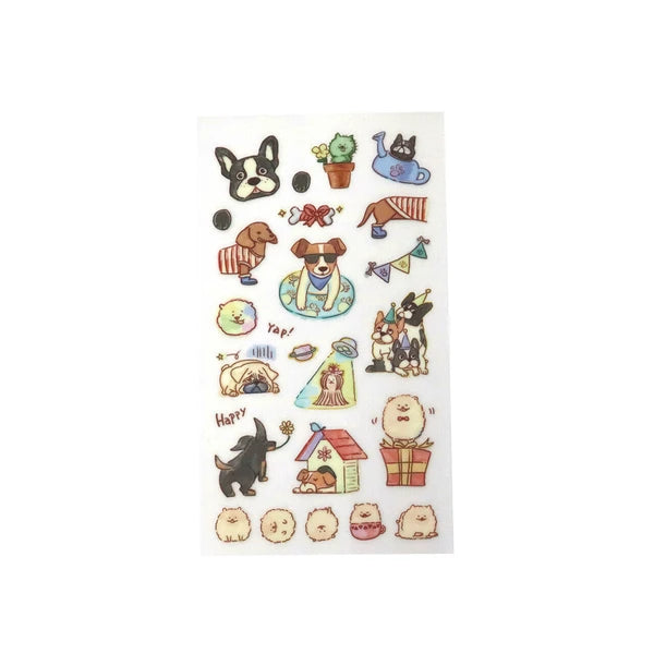 Irodo Paper Transfer Stickers - Sdogs Small Dog