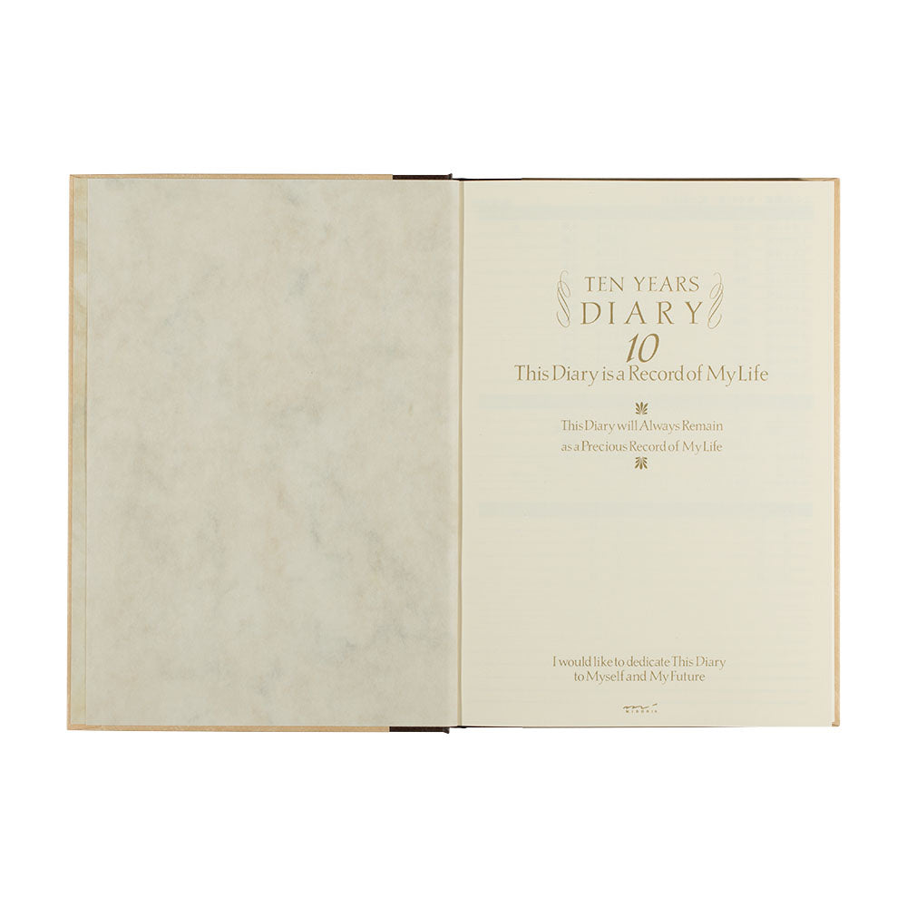 Midori 10-Year Diary Classic
