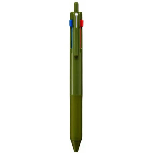 Mitsubishi Jetstream New 3-Color Ballpoint Pen 0.7mm - Dark Olive
