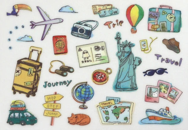 Irodo Fabric Transfer Stickers - Journey