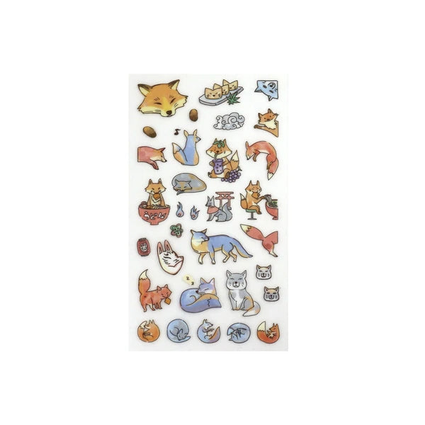 Irodo Paper Transfer Stickers - Fox
