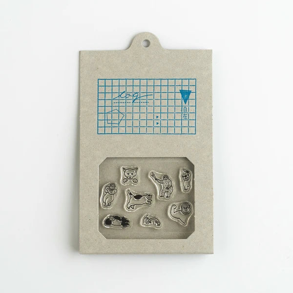 JIZAI Clear Stamp LOG Techo Mori-age Tai 02