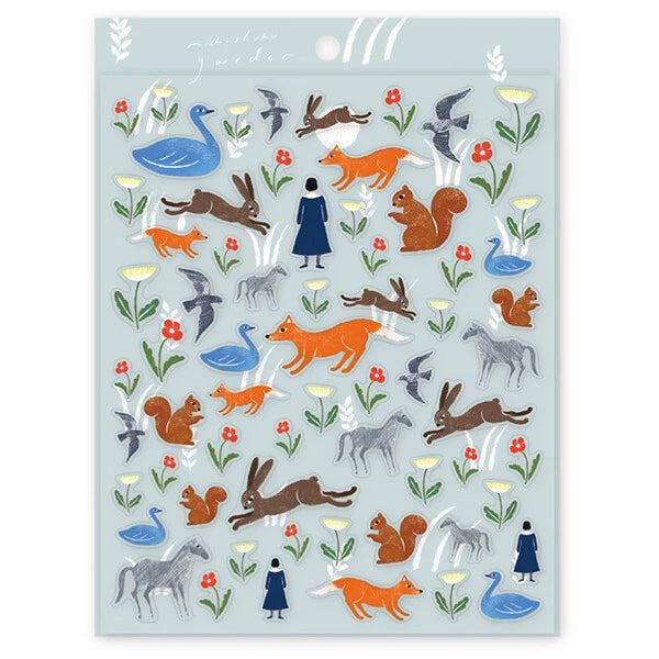 Hyogensha Stickers Cozyca - Garden