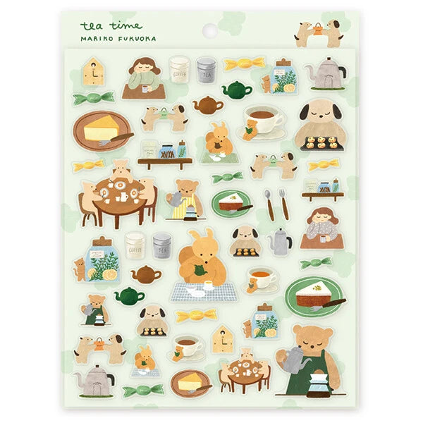 Hyogensha Stickers Cozyca - Tea Time