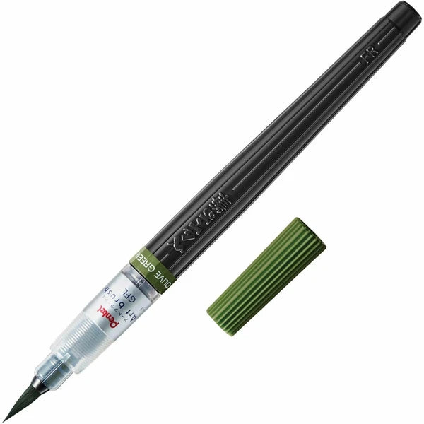 Pentel Brush Pen Art Brush - Olive Green