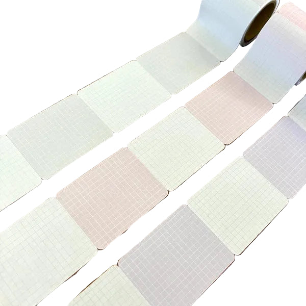 Papier Platz Rolled Sticky Note 3mm Grid - Gray