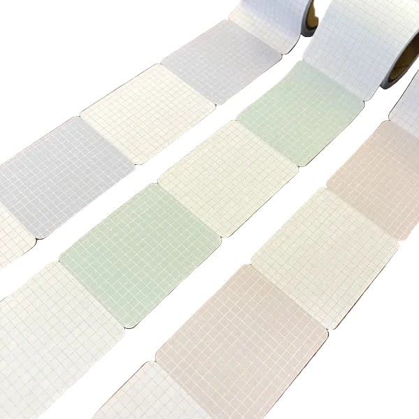 Papier Platz Rolled Sticky Note 3mm Grid - Green