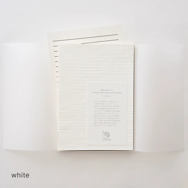 TAKEO PAPER PRODUCTS Letter Set Dressco Onion Skin Letter Box - White
