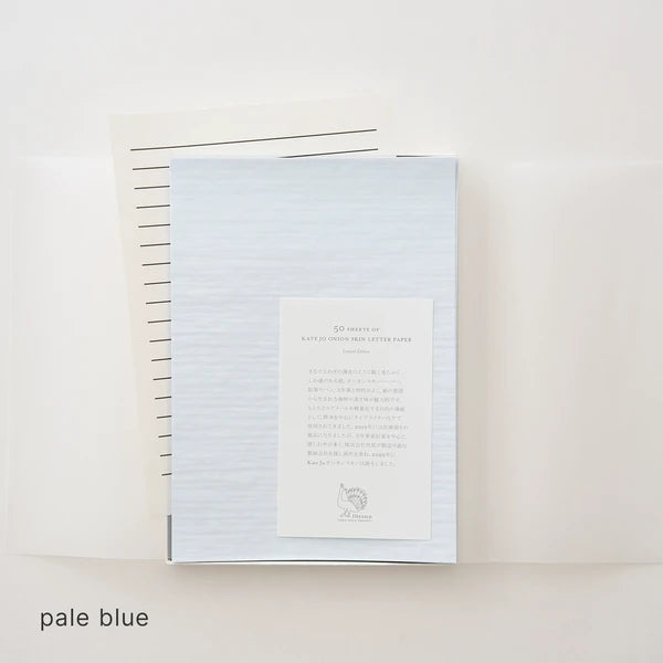 TAKEO PAPER PRODUCTS Letter Set Dressco Onion Skin Letter Box - Pale Blue