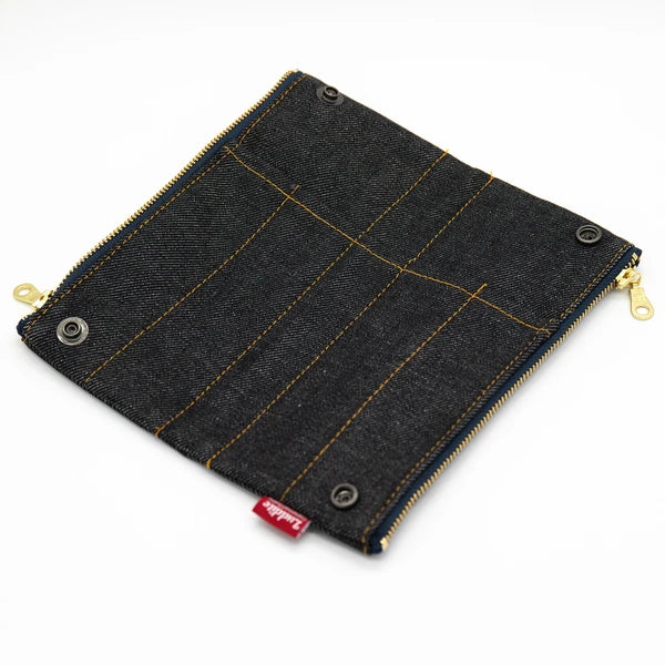 Luddite Pen Case - Black Denim