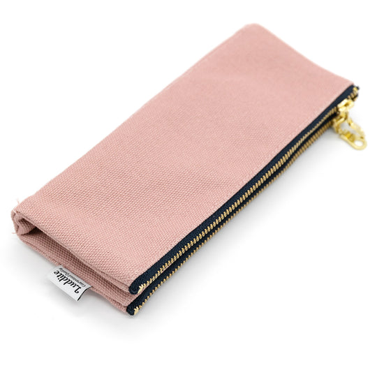 Luddite Canvas Pen/Pencil Case- Pink
