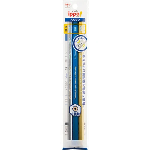 Tombow Pencil Ippo Kaki-Kata 2B Metallic