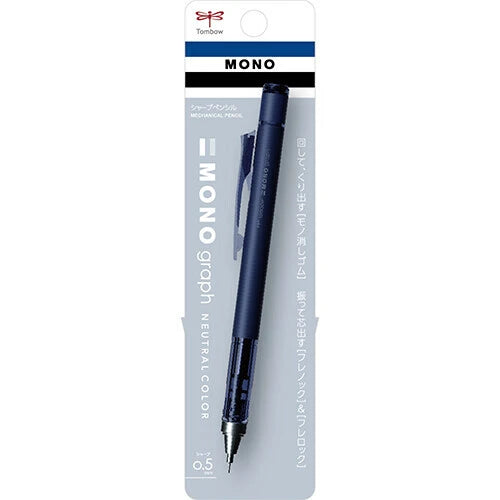 Midori Tombow Mechanical Pencil MONO Graph Lite - Navy 0.5mm