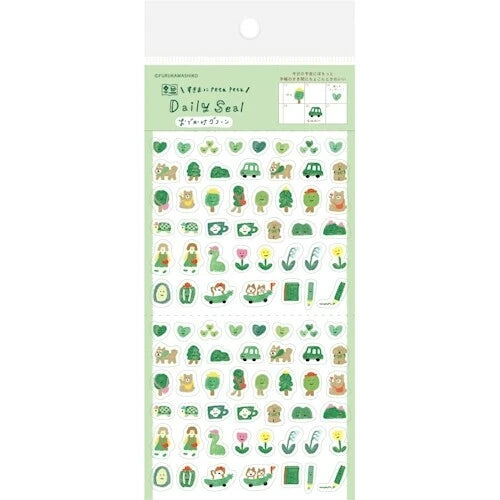Furukawa Shiko Daily Sticker - Outing Green