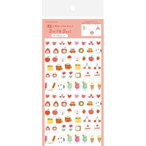 Furukawa Shiko Daily Sticker - Tamamono Red