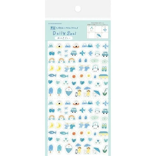 Furukawa Shiko Daily Sticker - Weather Blue