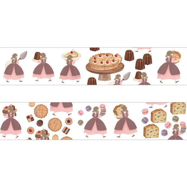Papier Platz Terufuku Shoten Washi Tape - Sweets are Baked