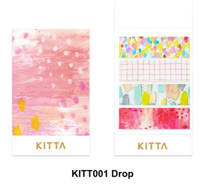 Kitta Washi Tape Clear Drop