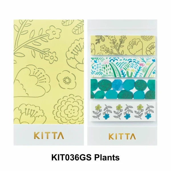 Kitta Washi Tape Basic Reprinted Edition Plants