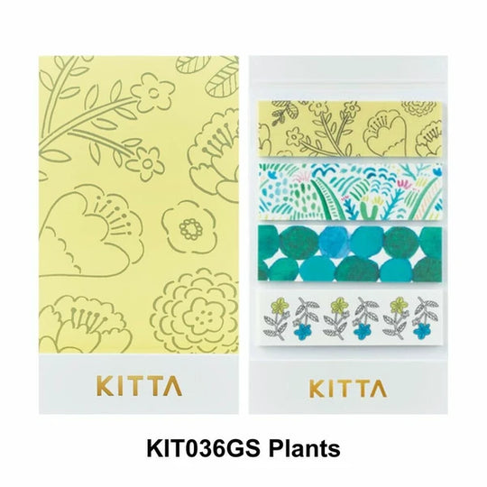 Kitta Washi Tape Basic Reprinted Edition Plants