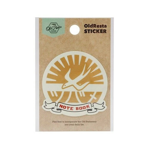 Old Resta Die-cut Sticker - Swallow Note