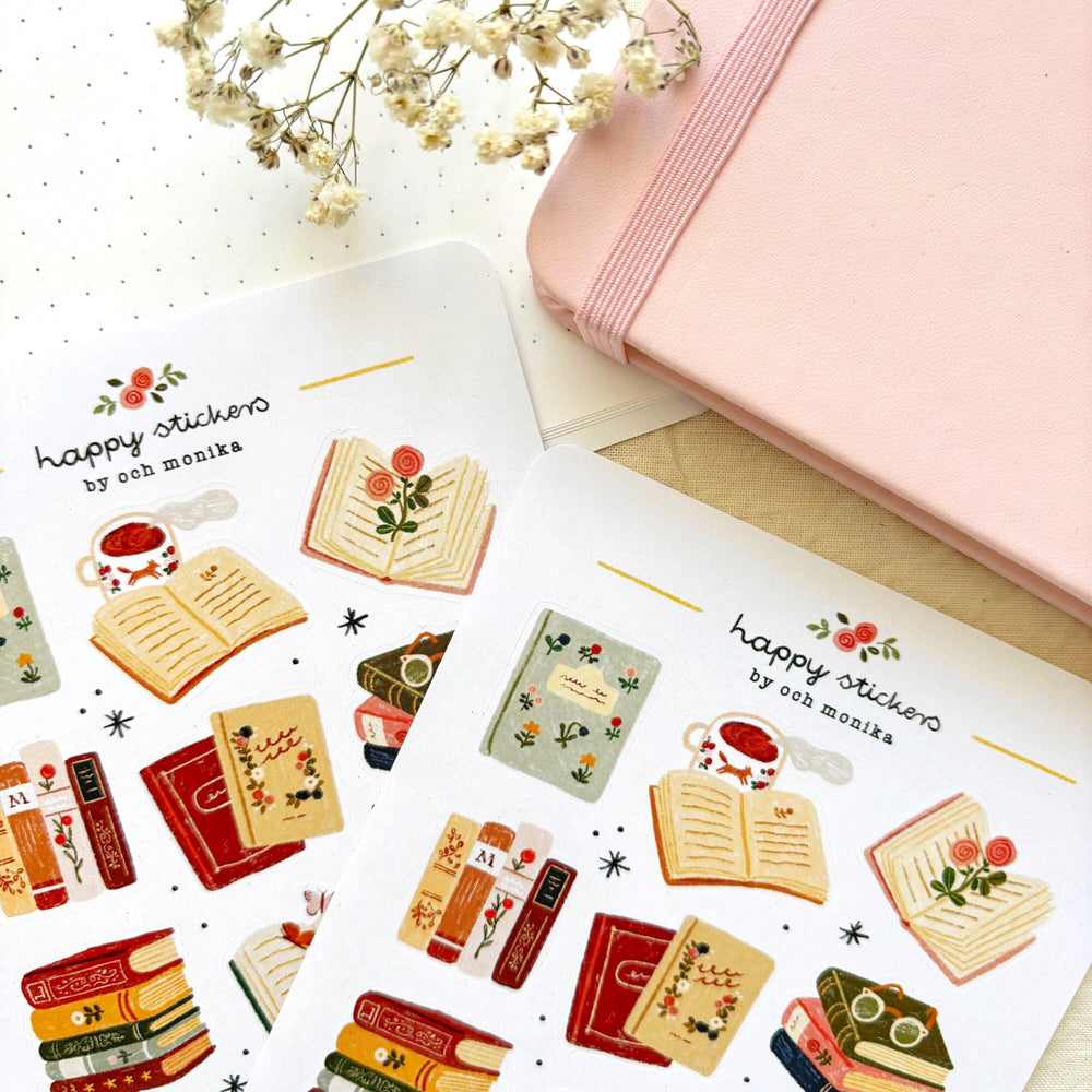 Book Lover  - Planner & Journal Stickers | A6 Matte Paper