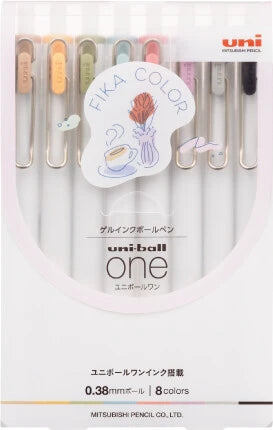 Mitsubishi Gel Pen Uni-ball One FIKA COLOR 8-Color Set