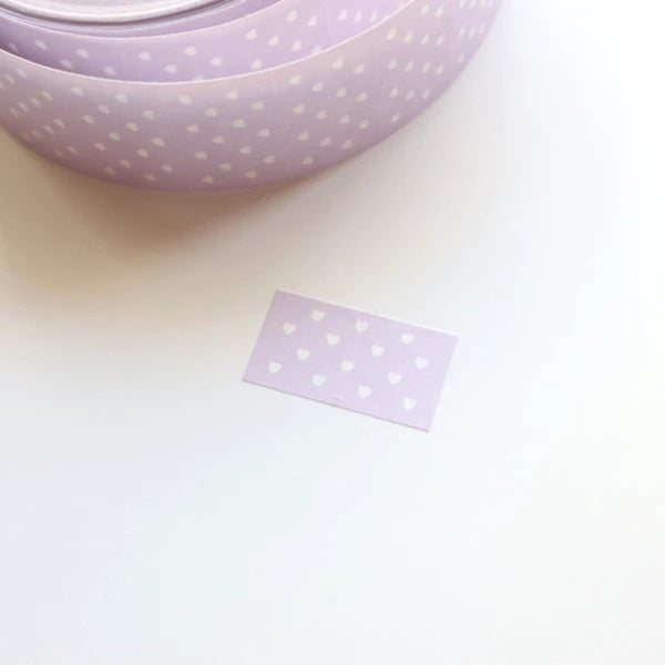 Label Heart Lavender