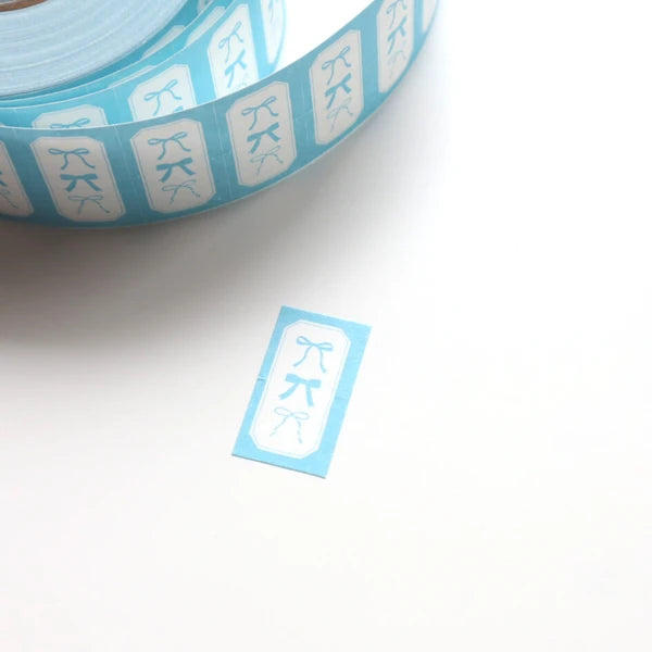 Label Ribbons Light Blue