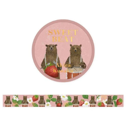 Hyogensha Foil-Stamped Masking Tape Sweetbeat