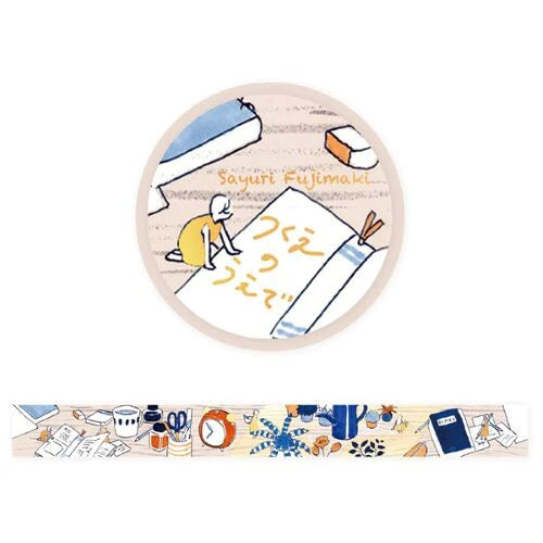 Hyogensha Foil-Stamped Masking Tape Tsukue No Ue