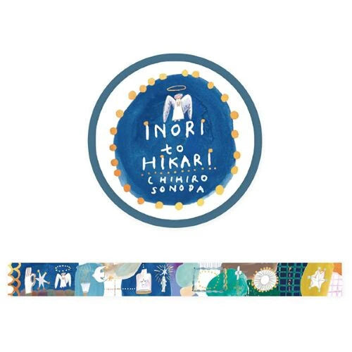 Hyogensha Foil-Stamped Masking Tape Inori To Hikari