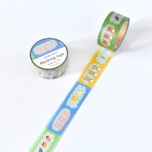 Papier Platz Nico Recipe Washi Tape - Animal