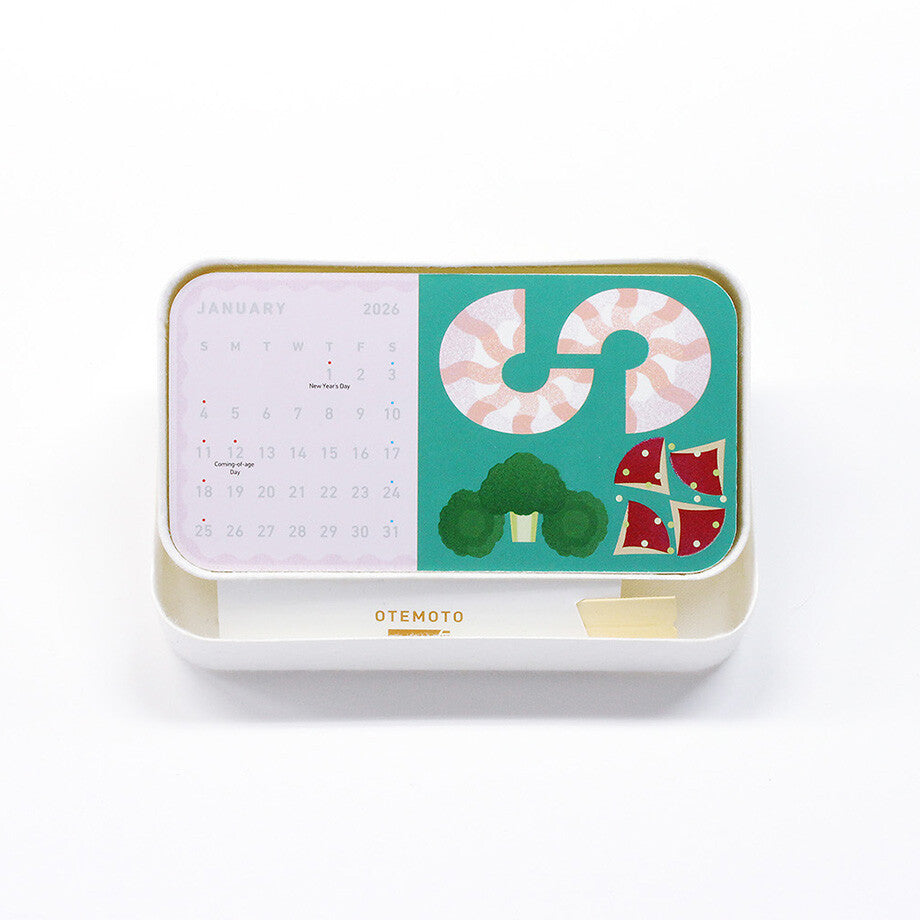 Ichikudo Bento Calendar 2026 x Masahiro Kasahara