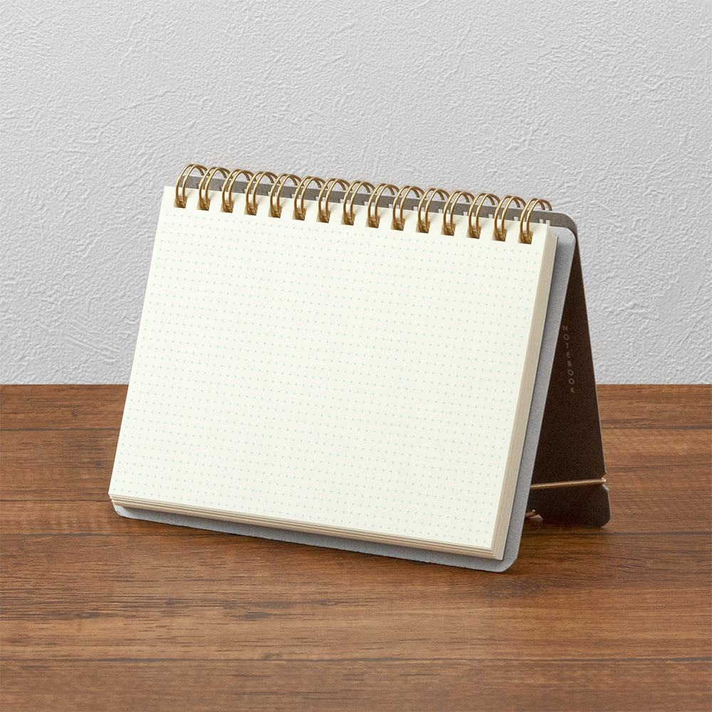 Midori Notebook <A6> +Stand Cross Dot Gridded