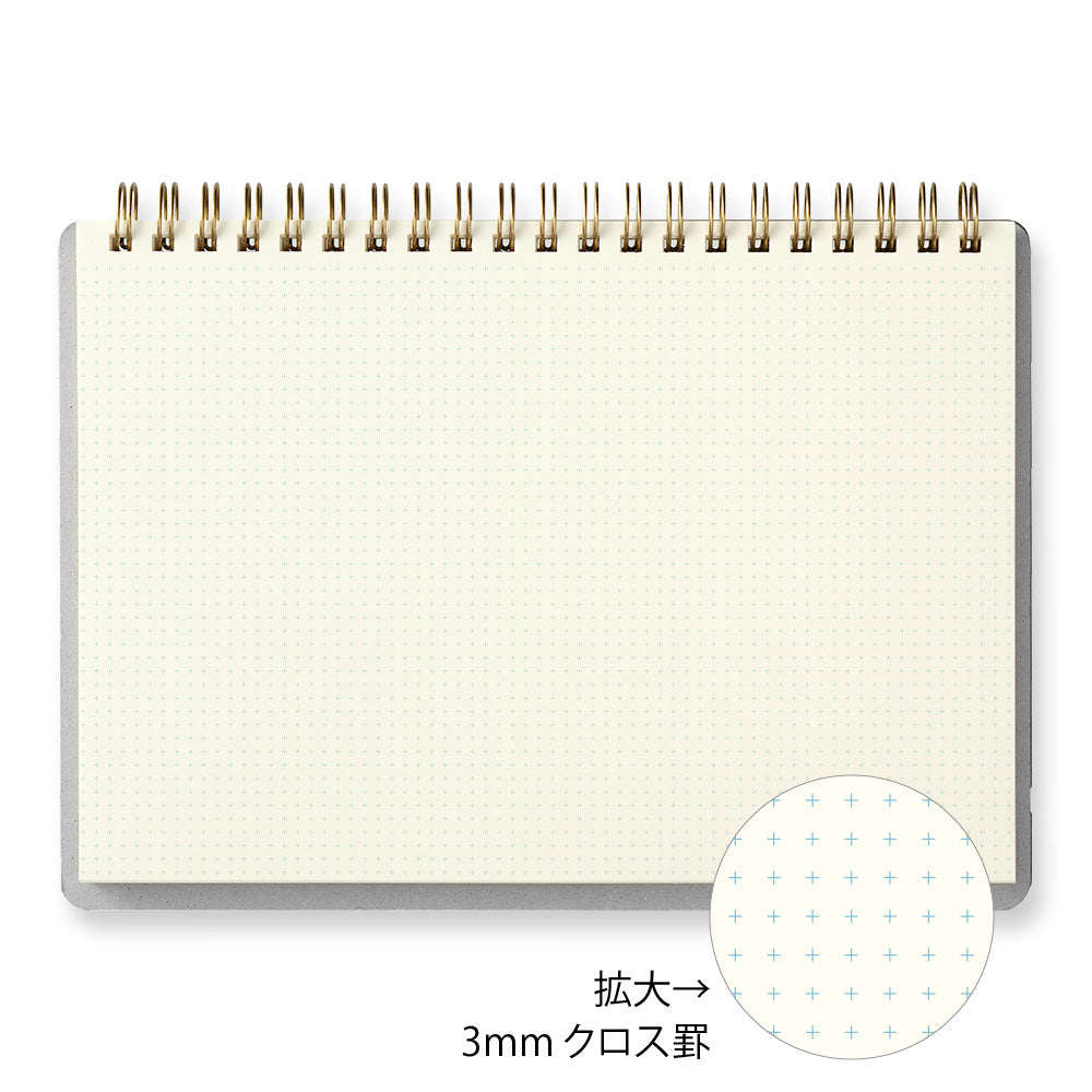 Midori Notebook <A5> +Stand Cross Dot Gridded