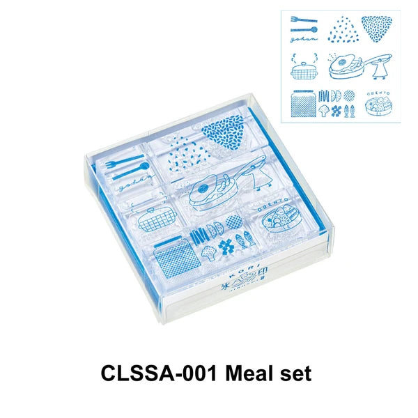 King Jim Stamp Clear Meal Set
