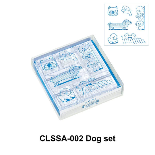 King Jim Stamp Clear Dog Set