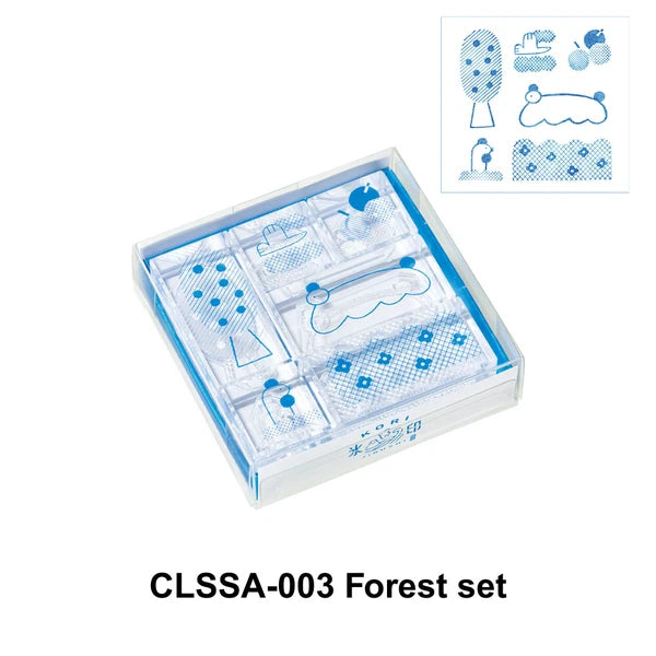 King Jim Stamp Clear Forest Set